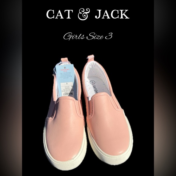 CAT & JACK PINK HAILEY GIRLS SHOE SIZE 3 - Picture 2 of 8